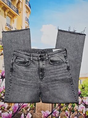 Rag & Bone High Rise Ankle Flare Raw Hem Jeans Size‎ 32